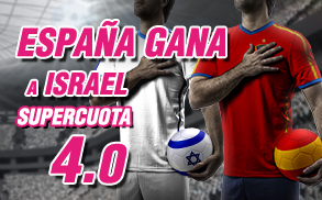 Supercuota Wanabet España gana Israel