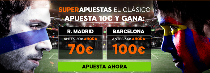 Supercuota 888sport Clasico RMadrid Barcelona