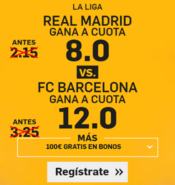 Supercuota Betfair el Clásico la Liga