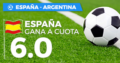 bonos de apuestasSupercuota Paston Amistoso Internacional: España vs Argentina