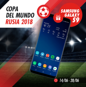 Bonos de apuestas Circus Copa del Mundo Gana un Samsung Galaxy S9!